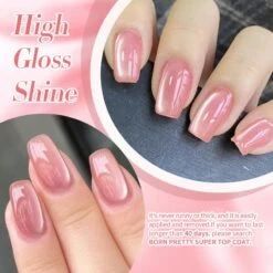Pink Glass Cat Magnetic Gel Polish Freedom Land MY52 10ml -Born Pretty Salon 60995 1 ZHU 7