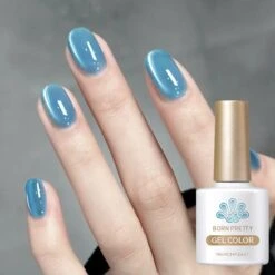 Blue Glass Cat Magnetic Gel Polish Freedom Land MY55 10ml -Born Pretty Salon 60995 4 ZHU 3