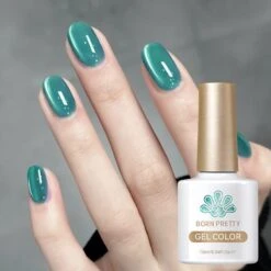 Green Glass Cat Magnetic Gel Polish Freedom Land MY56 10ml -Born Pretty Salon 60995 5 ZHU 4
