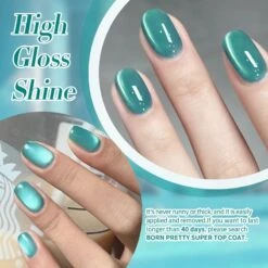 Green Glass Cat Magnetic Gel Polish Freedom Land MY56 10ml -Born Pretty Salon 60995 5 ZHU 8