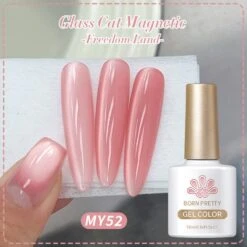 Pink Collection Cat Magnetic Gel Polish 10ml -Born Pretty Salon 60995 SXB 1