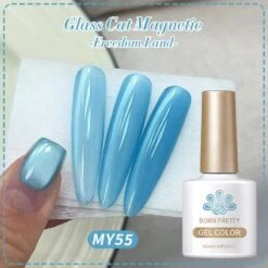 Blue Collection Cat Magnetic Gel Polish 10ml -Born Pretty Salon 60995 SXB 4 1