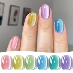 Yellow Glass Cat Magnetic Gel Polish Freedom Land MY53 10ml -Born Pretty Salon 60995 ZHUC 2