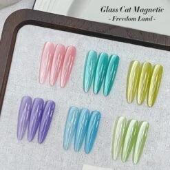 Glass Cat Magnetic Gel Polish Freedom Land 10ml -Born Pretty Salon 60995 ZHUC 5 3