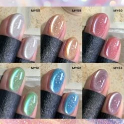 6 Colors Green Blue Glitter Cat Magnetic Gel Polish M07 Mambo Ice 7ml -Born Pretty Salon 60998 ZI 2