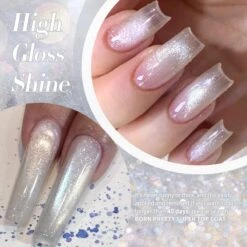 Silver Glitter Cat Magnetic Gel Polish MY58 Mambo Ice 10ml -Born Pretty Salon 60999 1 ZI 3