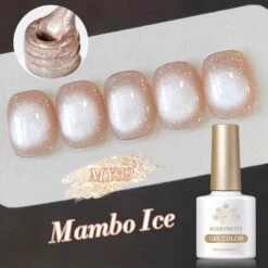 Mambo Ice Glitter Cat Magnetic Gel Polish 10ml -Born Pretty Salon 60999 SXA 2 3