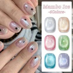Glitter Cat Magnetic Gel Polish MY59 Mambo Ice 10ml -Born Pretty Salon 60999 ZHU 4
