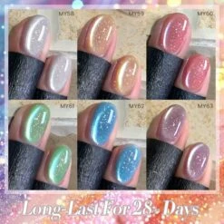 Glitter Cat Magnetic Gel Polish MY61 Mambo Ice 10ml -Born Pretty Salon 60999 ZI 1 2