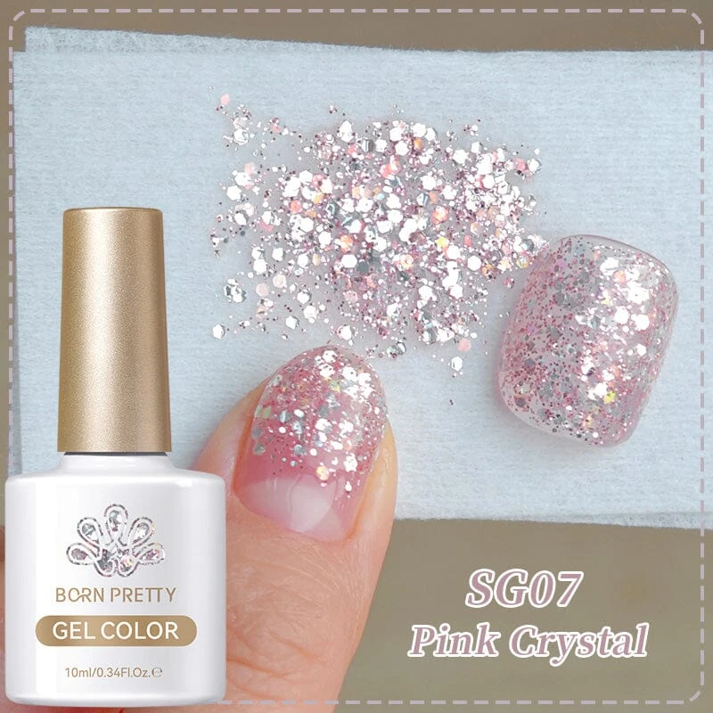 Glitter Sequins Gel Polish SG05-SG16 10ml 13 Glitter Sequins Gel Polish SG05-SG16 10ml - Image 13