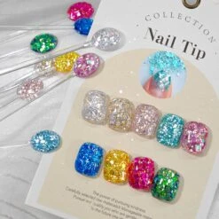 Glitter Sequins Gel Polish SG05-SG16 10ml 27 Glitter Sequins Gel Polish SG05-SG16 10ml -Born Pretty Salon 61005 ZHUC 4