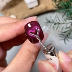 No Brand Round Cat Magnetic Stick With 5pcs Flexible Iron Wire -Born Pretty Salon 61007 ZI 2