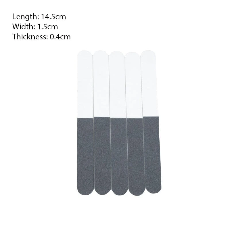 No Brand Black White Grey 3-sided Nail File Buffer 8 No Brand Black White Grey 3-sided Nail File Buffer - Image 8