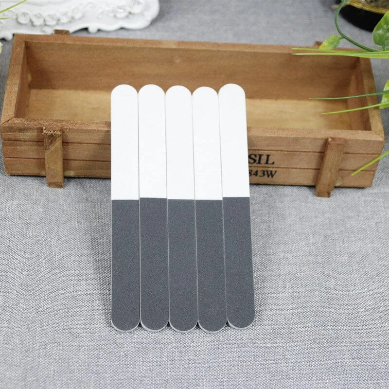 No Brand Black White Grey 3-sided Nail File Buffer 5 No Brand Black White Grey 3-sided Nail File Buffer - Image 5