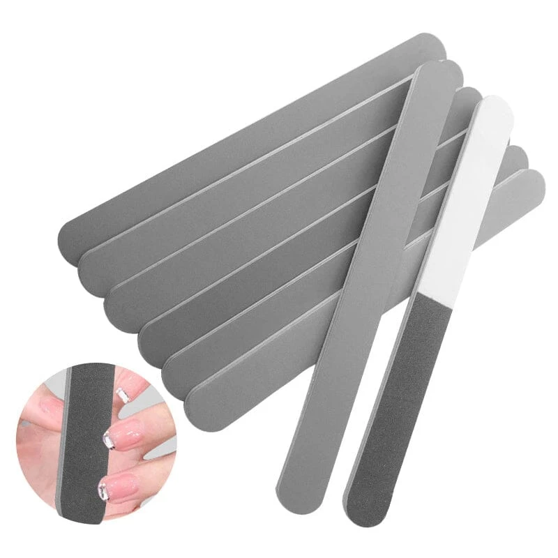 No Brand Black White Grey 3-sided Nail File Buffer 6 No Brand Black White Grey 3-sided Nail File Buffer - Image 6
