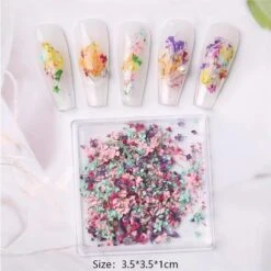 No Brand DIY Small Dried Flowers Nail Decoration -Born Pretty Salon 61037 SXA 4
