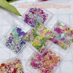 No Brand DIY Small Dried Flowers Nail Decoration -Born Pretty Salon 61037 ZHU 4