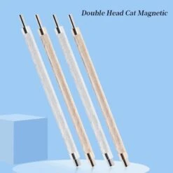 No Brand Silver Double Head Cat Magnetic Stick -Born Pretty Salon 61042 ZHU 1 1