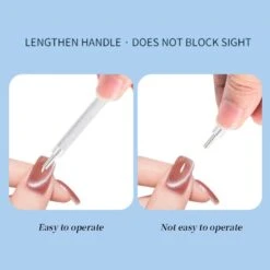 No Brand Gold Double Head Cat Magnetic Stick -Born Pretty Salon 61042 ZHU 5