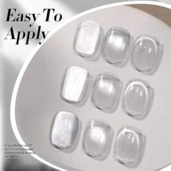 White Cat Magnetic Gel Polish MY77 Flowing Light White 15ml -Born Pretty Salon 61065 ZI 5