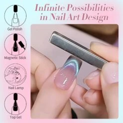 Brown Green Cat Magnetic Gel Polish MY135 Firefly 15ml -Born Pretty Salon 61068 ZI 6