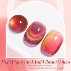 Red Yellow Cat Magnetic Gel Polish MY138 Firefly 15ml -Born Pretty Salon 61069 ZI 1