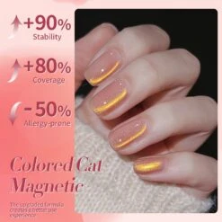 Red Yellow Cat Magnetic Gel Polish MY138 Firefly 15ml -Born Pretty Salon 61069 ZI 4