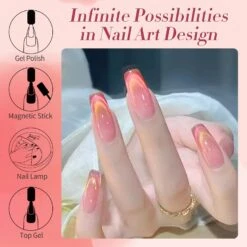 Red Yellow Cat Magnetic Gel Polish MY138 Firefly 15ml -Born Pretty Salon 61069 ZI 6