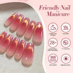 Red Yellow Cat Magnetic Gel Polish MY138 Firefly 15ml -Born Pretty Salon 61069 ZI 7