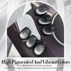 Black Cat Magnetic Gel Polish MY248 Black Pearl 15ml -Born Pretty Salon 61091 ZI 1
