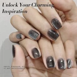 Black Cat Magnetic Gel Polish MY248 Black Pearl 15ml -Born Pretty Salon 61091 ZI 2