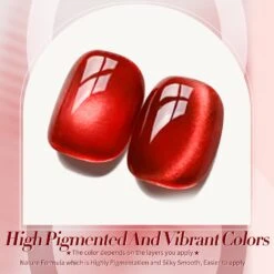 Red Glass Cat Magnetic Gel Polish MY249 Artisan 15ml -Born Pretty Salon 61092 ZI 1