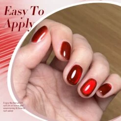 Red Glass Cat Magnetic Gel Polish MY249 Artisan 15ml -Born Pretty Salon 61092 ZI 5