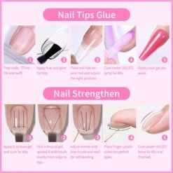 6 In 1 Nail Glue Gel Polish 15ml -Born Pretty Salon 61100 ZI 11