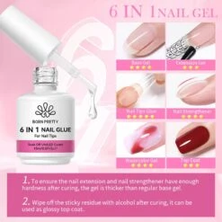 6 In 1 Nail Glue Gel Polish 15ml -Born Pretty Salon 61100 ZI 1 361402d8 cdab 43e4 848f d14ec77a7431