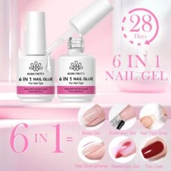 6 In 1 Nail Glue Gel Polish 15ml -Born Pretty Salon 61100 ZI 2 7dd003d4 65ca 4bbb 9f33 61332006ccbb
