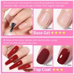 6 In 1 Nail Glue Gel Polish 15ml -Born Pretty Salon 61100 ZI 6