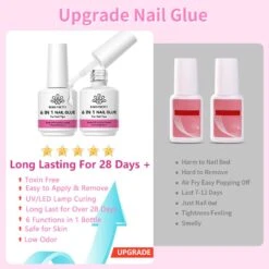 6 In 1 Nail Glue Gel Polish 15ml -Born Pretty Salon 61100 ZI 9
