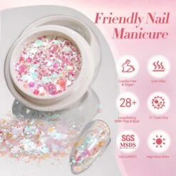 6 Boxes Chrome Nail Art Powder Kit Metallic Pearly Reflective Mixed -Born Pretty Salon 61121 ZI 7