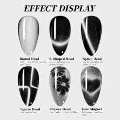 No Brand Pink 6 IN 1 Strong Magnetic Stick #02 -Born Pretty Salon 61159 ZHU2 2 1