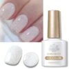 White Snow Glitter Jelly Gel Polish JN90 Lumina Frost 10ml