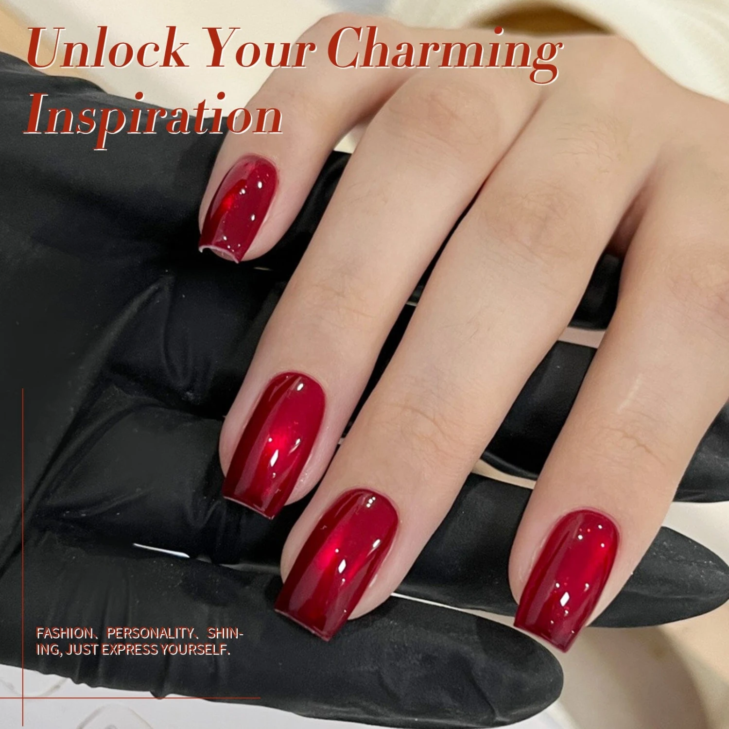 6 Colors Glass Cat Magnetic Gel Polish Set M41 Black Orchid 7ml 2 6 Colors Glass Cat Magnetic Gel Polish Set M41 Black Orchid 7ml - Image 2