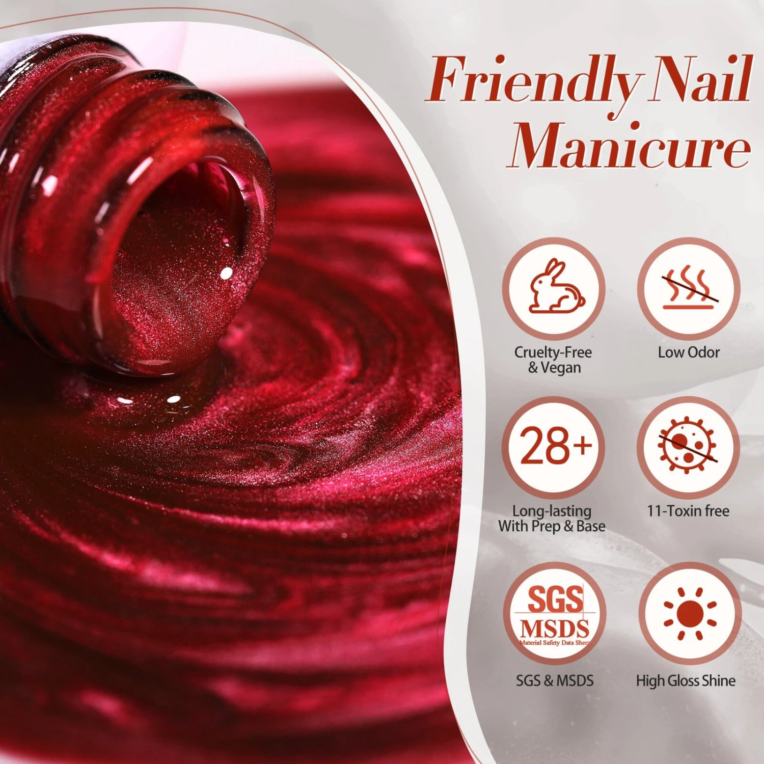 6 Colors Glass Cat Magnetic Gel Polish Set M41 Black Orchid 7ml 5 6 Colors Glass Cat Magnetic Gel Polish Set M41 Black Orchid 7ml - Image 5