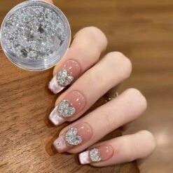 No Brand Heart Triangle Pearl Steel Ball 3D Nail Decoration -Born Pretty Salon 61222 ZHU 7