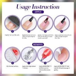 6 Colors Chameleon Nail Gel Polish S24 Infinity 7ml -Born Pretty Salon 61226 ZI 5