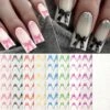 No Brand French Bowknot 3D Nail Sticker NS225