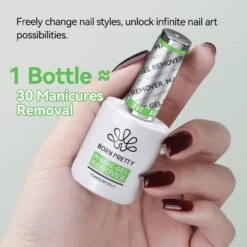 2 Bottles Set Magic Gel Remover With Cat Magnetic Gel 15ml #35 -Born Pretty Salon 61236 ZI 8 10