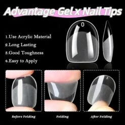 No Brand 120pcs Short Oval Full Cover False Nail Tips -Born Pretty Salon 61247 ZHU 5