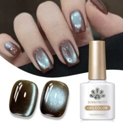 Brown Colored Cat Magnetic Gel Polish MY247 Mint Chocolate 10ml
