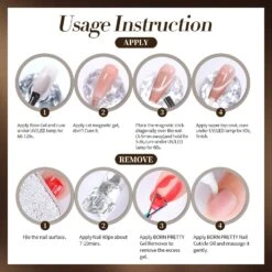 Brown Colored Cat Magnetic Gel Polish MY247 Mint Chocolate 15ml -Born Pretty Salon 61258 ZI 5